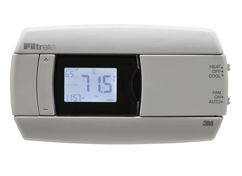 how to set up filtrete thermostat 3m